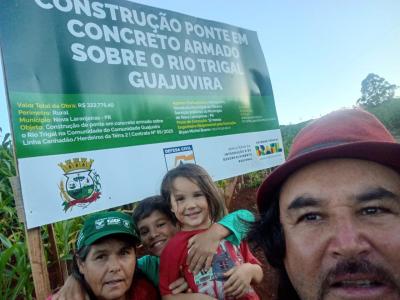 Comunidade celebra conquista de seis pontes de alvenaria no acampamento herdeiros da terra